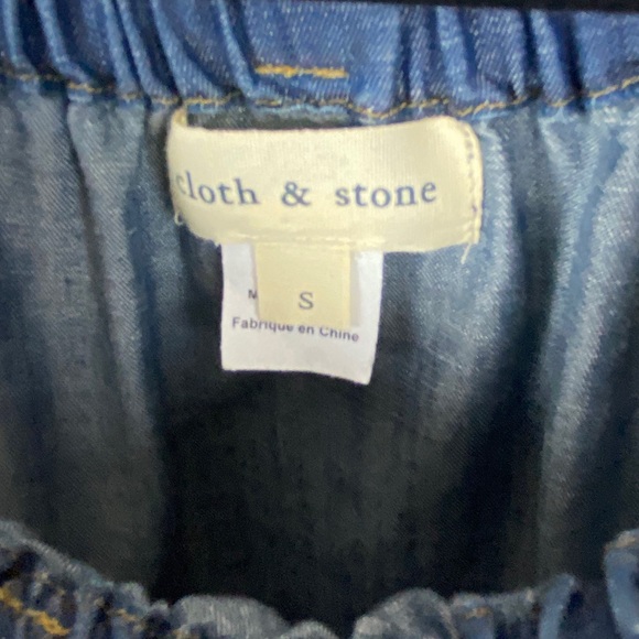 Anthro Cloth & Stone Chambray Blouse | G20-9 - Picture 10 of 13